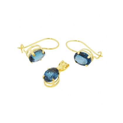 GEMSTONE LONDON TOPAZ SET