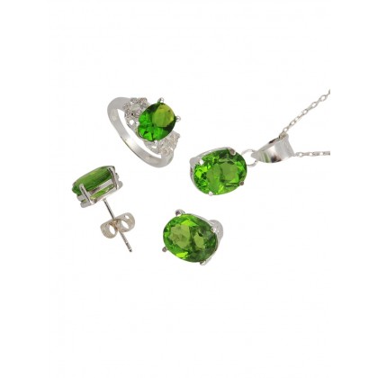 GEMSTONE PERIDOT SET