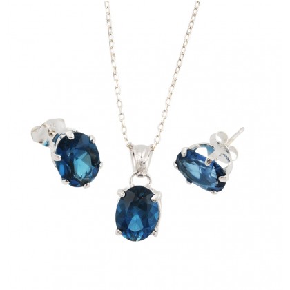 GEMSTONE LONDON TOPAZ SET